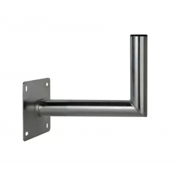 CORAB USL-48/300AL Staffa angolare a parete per parabola satellitare, alluminio, tubo 48 mm, braccio 300 mm
