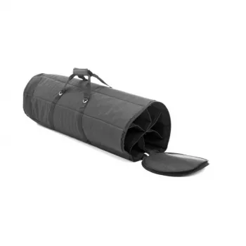 CASE4ME Cover per 6 barre LED - flight case heavy-duty in compensato con schiuma, nero