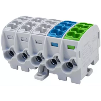 SIMET SIMBLOCK SCB 25-5X Blocco di distribuzione Al/Cu 80/150 1x10-25mm² 5x1.5-16mm² grigio