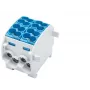 SIMET SCB 25-2 blocco di distribuzione derivato Al/Cu, blu, 81505003