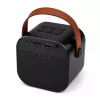 LEAN Set karaoke altoparlante Bluetooth due microfoni luci LED nero