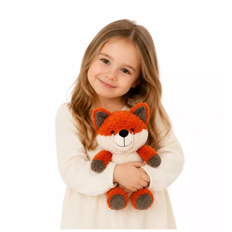 LEAN TOYS volpe di peluche morbida 28 cm