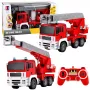 LEAN TOYS Camion dei pompieri con braccio rotante a 660°, radiocomandato RC 1:20