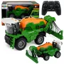 LEAN TOYS Mietitrebbia con funzione di spruzzo, luci, suoni, 1:24