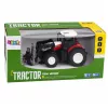 LEAN TOYS RC Trattore agricolo radiocomandato rosso con pinza per balle 1:24