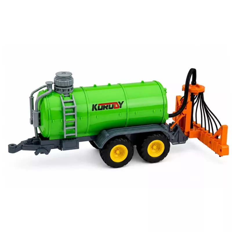 LEAN TOYS Trattore agricolo radiocomandato con irroratrice per fertilizzante liquido 1:24