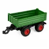 LEAN TOYS Trattore radiocomandato con rimorchio ribaltabile, luci, suoni 1:24