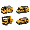 LEAN TOYS Camion con gru e bisarca luci suoni verde
