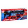 LEAN TOYS Trasportatore locomotiva con auto, binari, rampa di lancio, luci e suoni