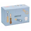 LEAN TOYS Set dentista in legno piccolo dentista
