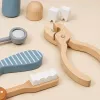 LEAN TOYS Set dentista in legno piccolo dentista
