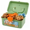 LEAN TOYS Set costruzioni con cacciavite e mattoncini in valigetta, 190 pezzi