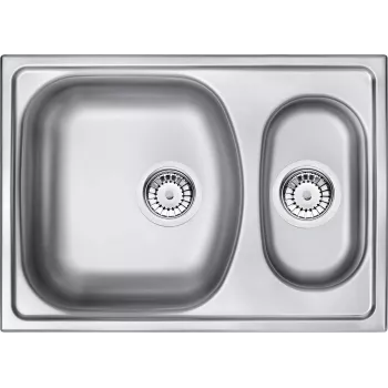 DEANTE ZEX 3503 Lavello 1,5 vasche in granito composito onice nero