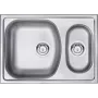 DEANTE ZEX 3503 Lavello 1,5 vasche in granito composito onice nero