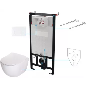 DEANTE Set WC da incasso 6-in-1