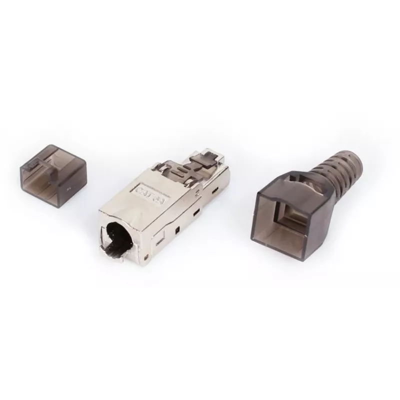 GETFORT Connettore modulare RJ45 Cat.6A FTP senza utensili 8P8C