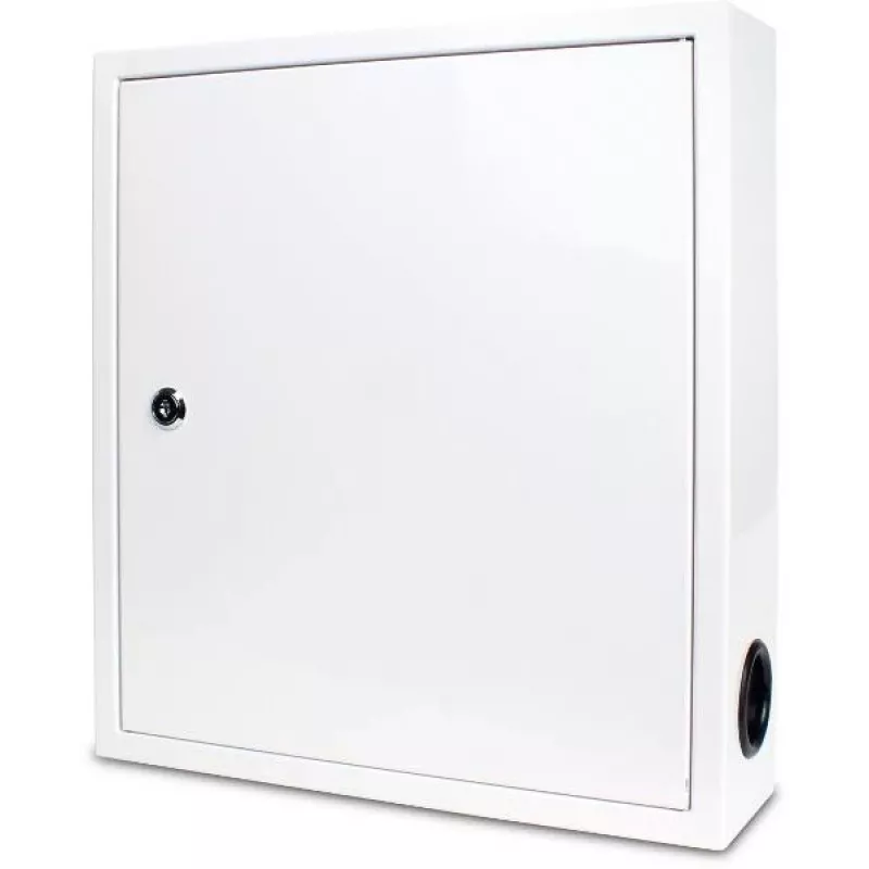 GETFORT Armadio multimediale da parete 390x350x100 mm bianco