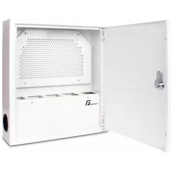 GETFORT Armadio multimediale da parete 390x350x100 mm bianco