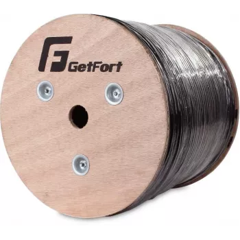 GETFORT CAT.6 F/UTP Cavo twisted pair outdoor gel-filled 305m nero