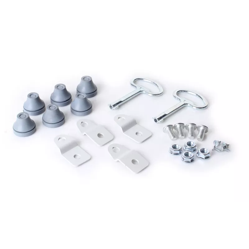 Getfort HGF12-54E-WSG Armadio a parete ermetico 19 inch 12U IP54 550x410mm grigio chiaro