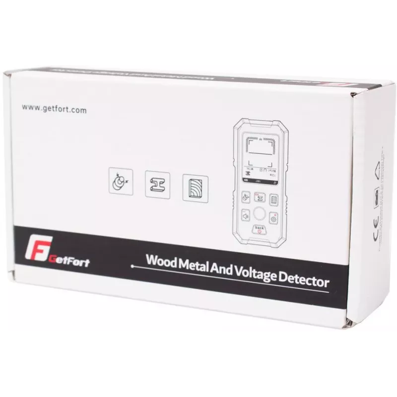 GETFORT GF-518 Rilevatore di tensione per legno, metallo e AC