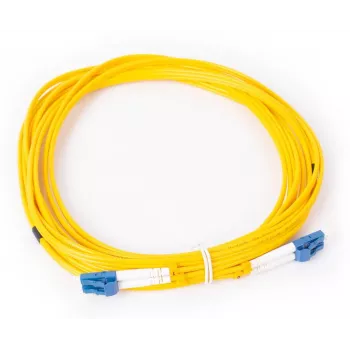 GETFORT GF-LULUD5 Cavo patch in fibra ottica monomodale LC/UPC su LC/UPC duplex 5m giallo