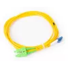 GETFORT Cavo patch in fibra ottica SM SC/APC su LC/UPC duplex 3m (9,84ft) LSZH giallo