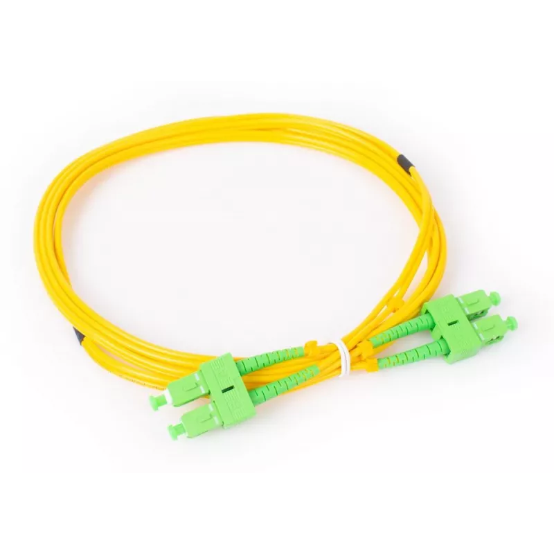 GETFORT GF-SASAD2 Cavo patch in fibra ottica SC/APC su SC/APC duplex monomodale 2m