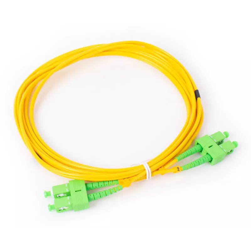 GETFORT GF-SASAD3 Cavo patch in fibra ottica monomodale SC/APC su SC/APC duplex 3m