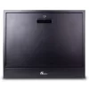 Getfort Armadio a parete 2U per CCTV 580x540x130mm nero