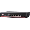 GETFORT GF-106-4PG-S-65 switch Gigabit PoE+ 5 porte (4 porte PoE+, 65W, 1 SFP) da tavolo/a parete
