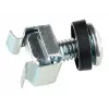 GETFORT kit di montaggio rack 100 pezzi - viti M6, gabbie, rondelle - nero