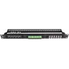 Getfort patch panel modulare 1U 24 porte nero