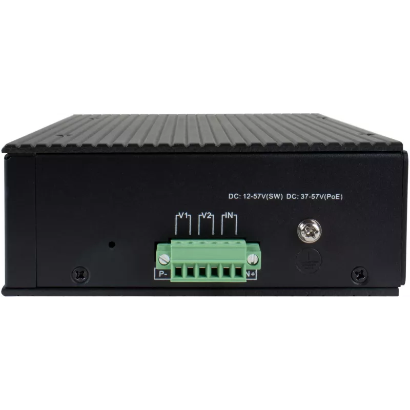 GETFORT GF-110-8PG-2G-2S switch industriale PoE+, 8x PoE+ Gigabit + 2x Gigabit + 2x SFP, da -40°C a 80°C
