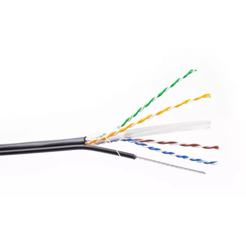 GETFORT cavo di rete da esterno CAT.6 U/UTP autoportante resistente ai raggi UV 305m