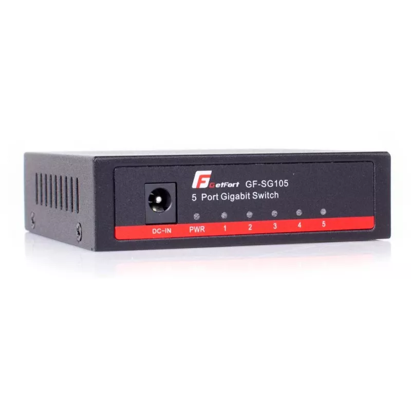 GETFORT SG105 switch Gigabit Ethernet da tavolo 5 porte