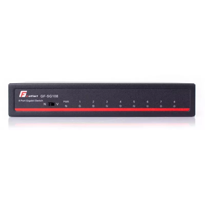 GETFORT SG108 switch Gigabit Ethernet da tavolo 8 porte