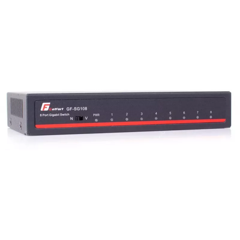 GETFORT SG108 switch Gigabit Ethernet da tavolo 8 porte