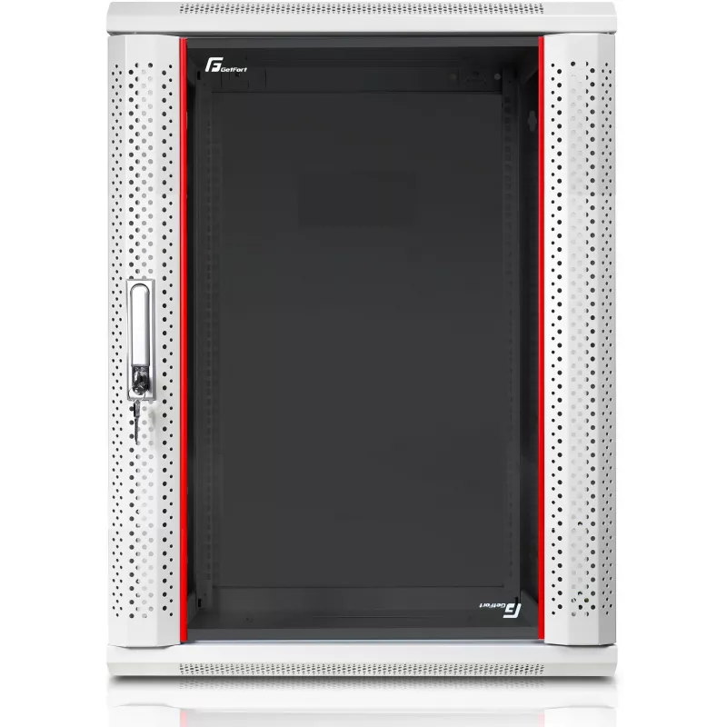 GETFORT armadio rack 19 inch CALI 18U 600x600 a parete grigio