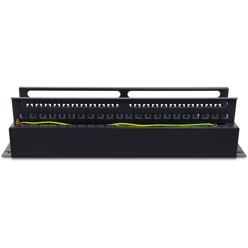 Getfort 3U 22x pannello di distribuzione Schuko 230V 16A cavo 2m nero