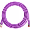 Cavo patch Ethernet GETFORT Cat.6A S/FTP LSOH 10m lilla