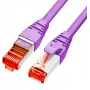 Cavo patch Ethernet GETFORT Cat.6A S/FTP LSOH 10m lilla
