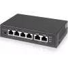 EasyCam EC-POE-SW42 switch PoE 6 porte (4 PoE + 2 uplink) 60W