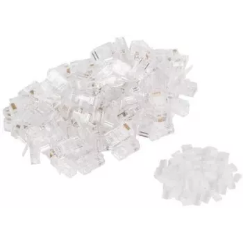 GETFORT connettore modulare RJ45 Cat.6 8P8C UTP con guida filo integrata (confezione da 100)