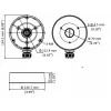 MITON MT-P1280-D8-B multiswitch 8 uscite con 9 ingressi, DiSEqC 2.0, connettore F