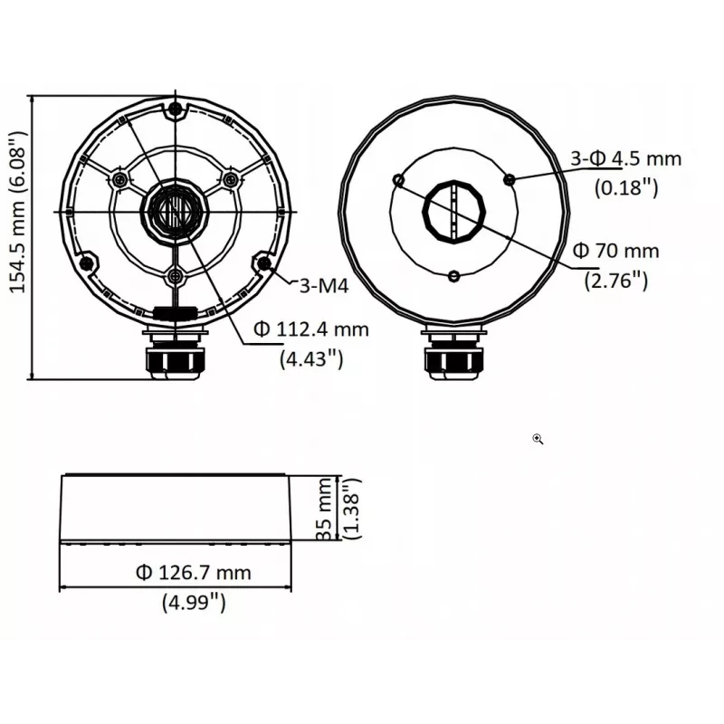 MITON MT-P1280-D8-B multiswitch 8 uscite con 9 ingressi, DiSEqC 2.0, connettore F