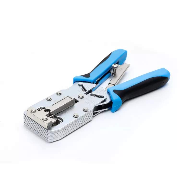 Getfort pinza crimpatrice RJ45 8P+6P+4P+AMP Cat.6 con controllo di pressione