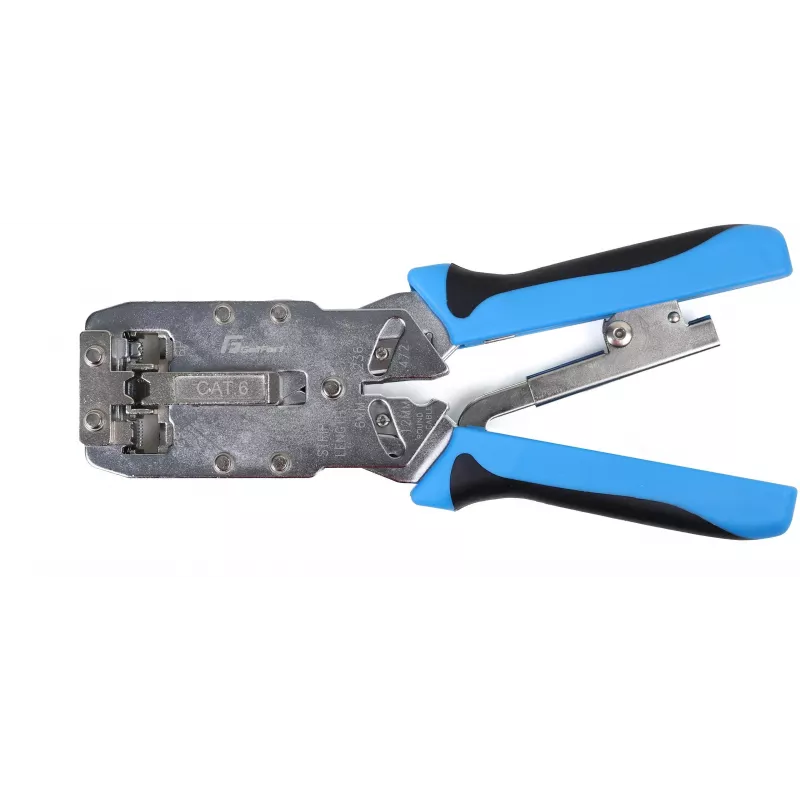 Getfort pinza crimpatrice RJ45 8P+6P+4P+AMP Cat.6 con controllo di pressione