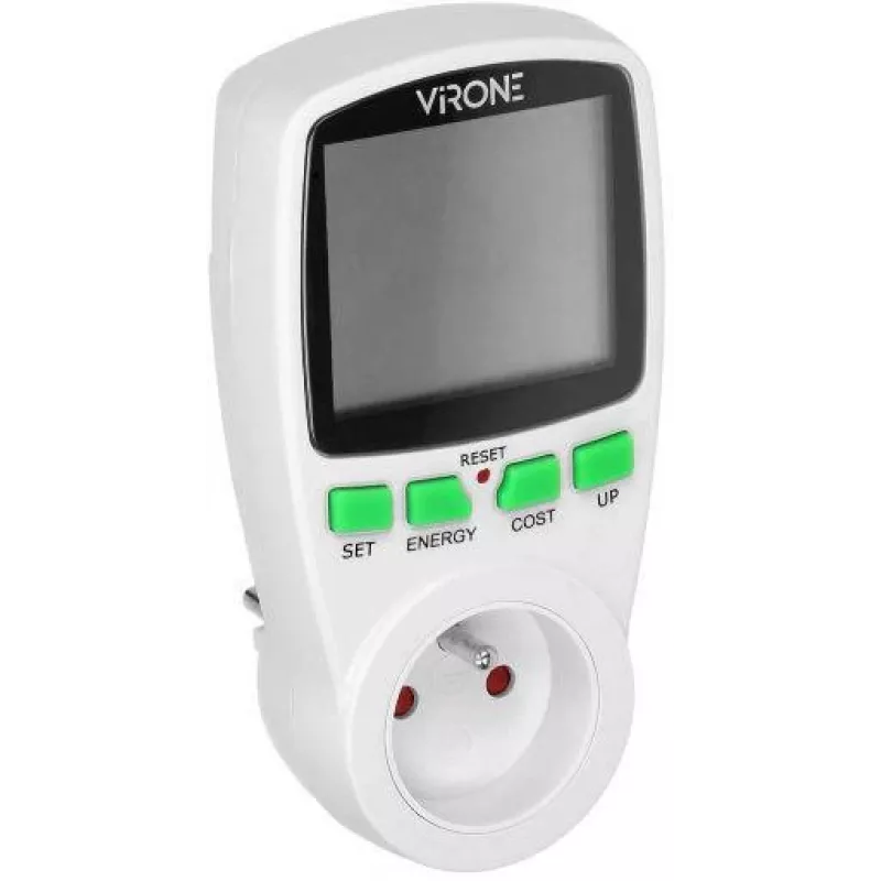VIRONE EM-4 wattmetro monotariffa e calcolatore di energia