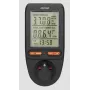 ORNO OR-WAT-435/B misuratore di costi energetici e consumi elettrici, 230V, 16A, display LCD, nero
